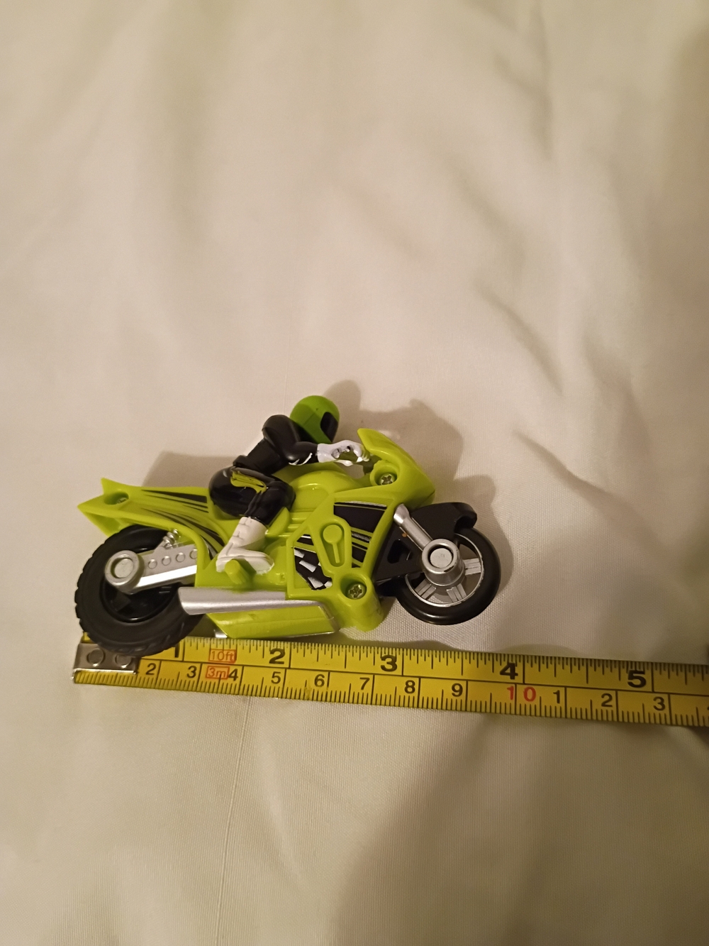 Green Kids Motorcycle Toy with Rider - Unbranded - Picture 8 of 9